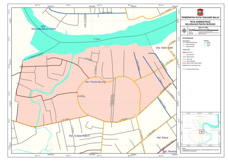 Peta Kelurahan – Kecamatan Tanjungbalai Selatan